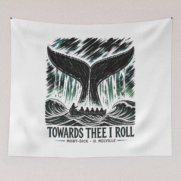 Item preview, Moby Dick: Towards Thee I Roll Beneath the Tail designed and sold by Fenay Designs.