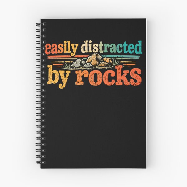 Item preview, Easily Distracted By Rocks Geologist Rockhound Collector designed and sold by SkeletonsDanger.