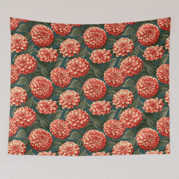 Item preview, Fresh Zinnia Floral - Flower Floral Pattern - Unique Gifts For Women designed and sold by RoyalStarsPatts.