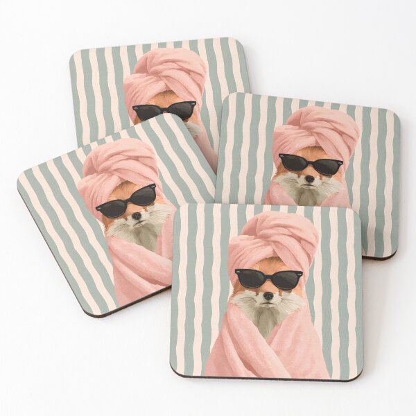 Item preview, Self Care Fox – Funny Spa Day Animal designed and sold by KAM-KAM-STORE.