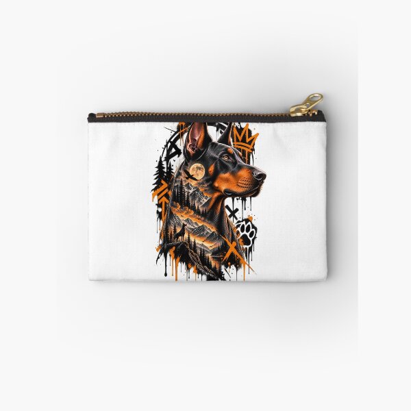 Item preview, Doberman Mountain Double Exposure Art designed and sold by AbderraimArt.