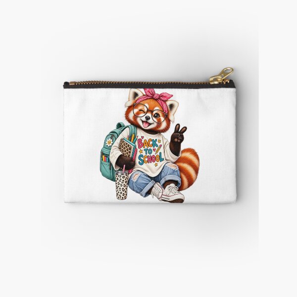 Item preview, Back to school Red Panda designed and sold by PlumArtDesign.