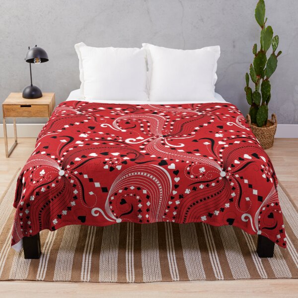 Item preview, Whimsical Casino Poker Card Suits Swirl Pattern designed and sold by mrhighsky.