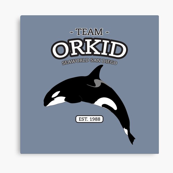 Team Shamu - Orkid (Updated Version) Canvas Print