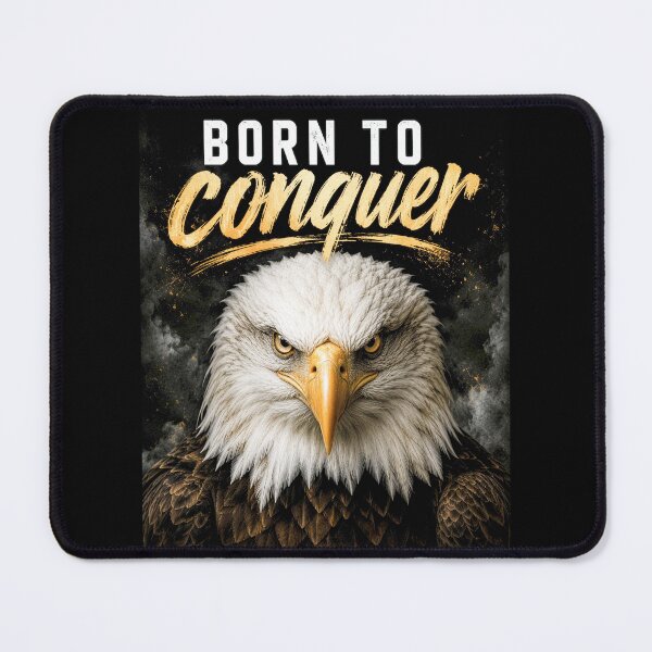 Item preview, Born to Conquer Eagle Motivation designed and sold by AndyGordon125.