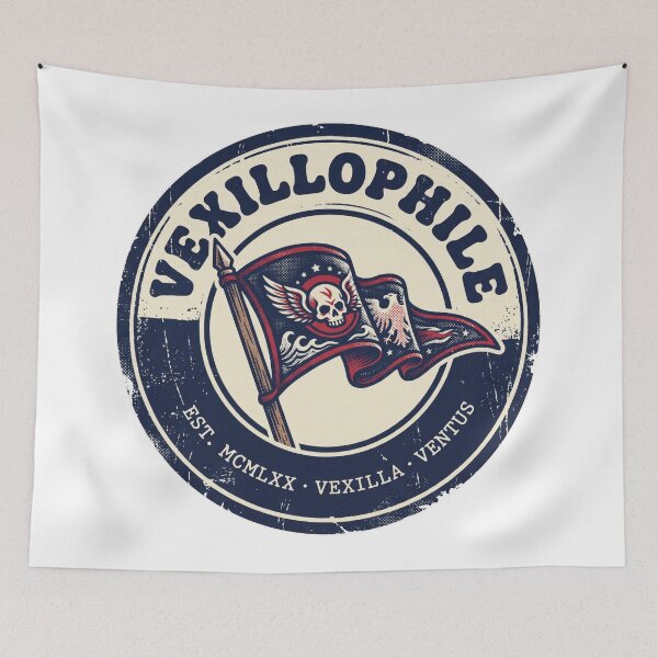 Item preview, Vexillophile Meaning - Vintage Flag Lover Design designed and sold by Osmose-Studio ⭐⭐⭐⭐⭐.