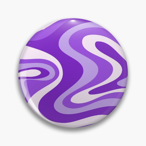 Item preview, Liquid Swirl Retro Abstract in purple tones, Cream, and White designed and sold by Differenceee.