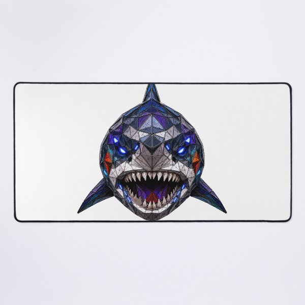 Item preview, Geometric Shark Mask / Prism Animal Mask Collection designed and sold by ValentynaTyshenkoArt.
