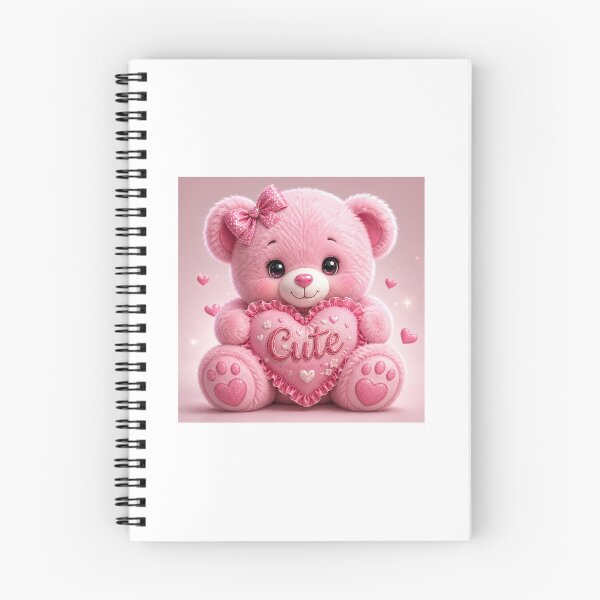 Item preview, Cute Pink Teddy Bear – Adorable Love Heart Plush Design designed and sold by ratansansaar.