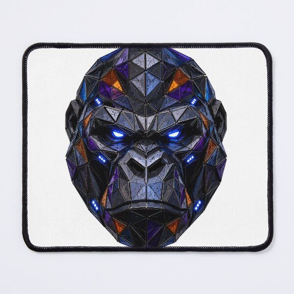 Item preview, Geometric Gorilla Mask / Prism Animal Mask Collection designed and sold by ValentynaTyshenkoArt.