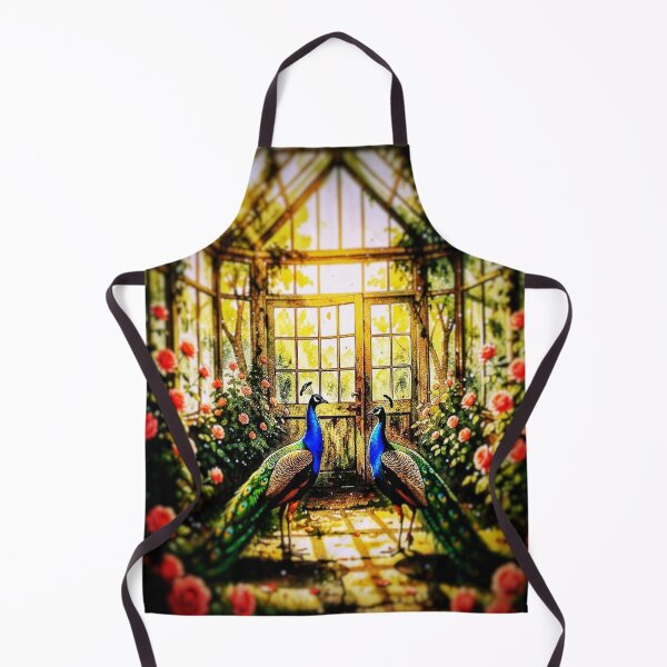 Item preview, Two Elegant Peacocks Art Print designed and sold by The Empire Of Digital Art..