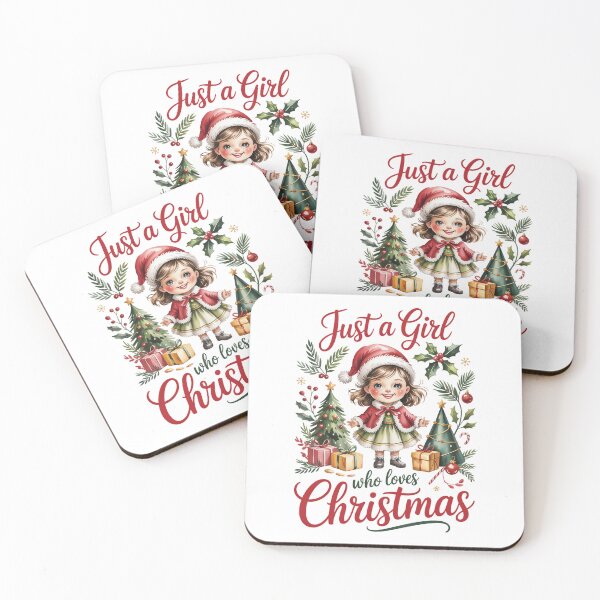 Item preview, Just a Girl who loves Christmas designed and sold by jkrphoto.