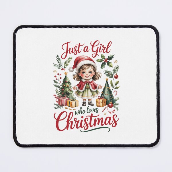 Item preview, Just a Girl who loves Christmas designed and sold by jkrphoto.