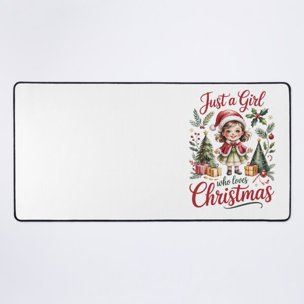 Item preview, Just a Girl who loves Christmas designed and sold by jkrphoto.