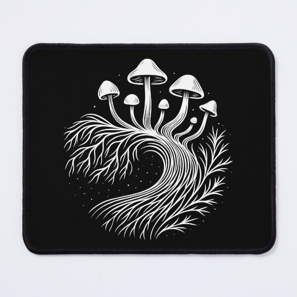 Item preview, Fungi Mycelium Tree Symbiosis Forest Botanical Art designed and sold by Christine Krahl.