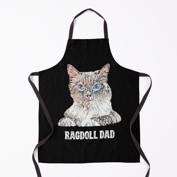 Item preview, Ragdoll Dad Cat Portrait Sketch Art designed and sold by Dmo3HarkoArt.