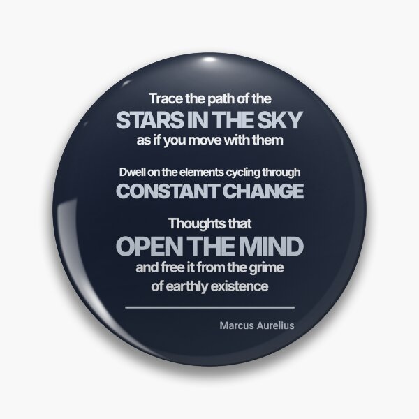Item preview, Trace the Path of the Stars - Marcus Aurelius - Minimalist Style Stoic Quote - Light Version designed and sold by Stoic Core.