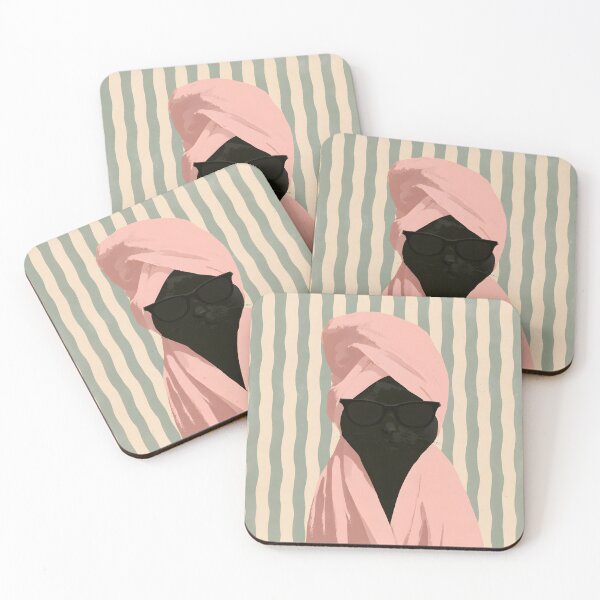 Item preview, Self Care Black Cat – Funny Spa Day Aesthetic designed and sold by KAM-KAM-STORE.