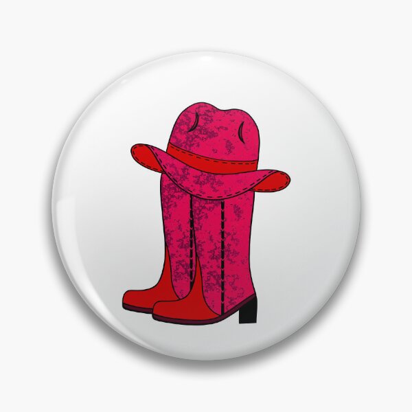 Item preview, Red Cowboy Boot And Hat designed and sold by Sartoris Art.