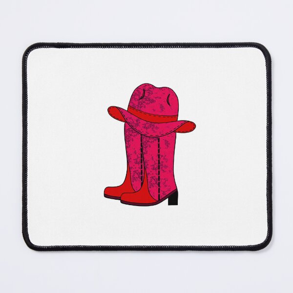 Item preview, Red Cowboy Boot And Hat designed and sold by Sartoris Art.