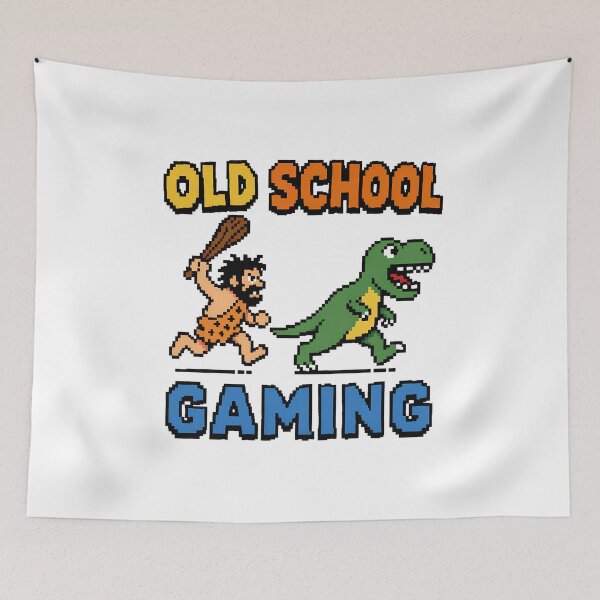 Item preview, Old School Gaming designed and sold by MarkColeImaging.