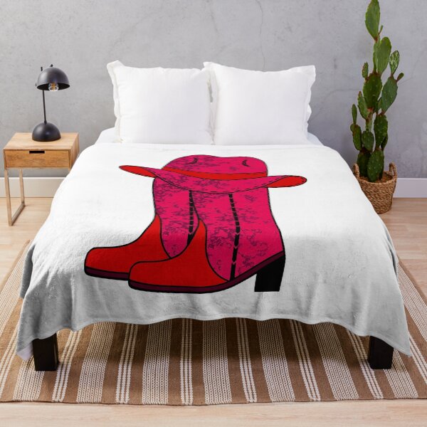 Item preview, Red Cowboy Boot And Hat designed and sold by Sartoris Art.
