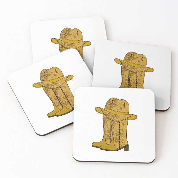 Item preview, Brown Cowboy Boot And Hat designed and sold by Sartoris Art.