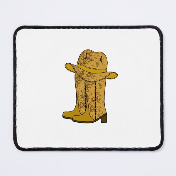 Item preview, Brown Cowboy Boot And Hat designed and sold by Sartoris Art.
