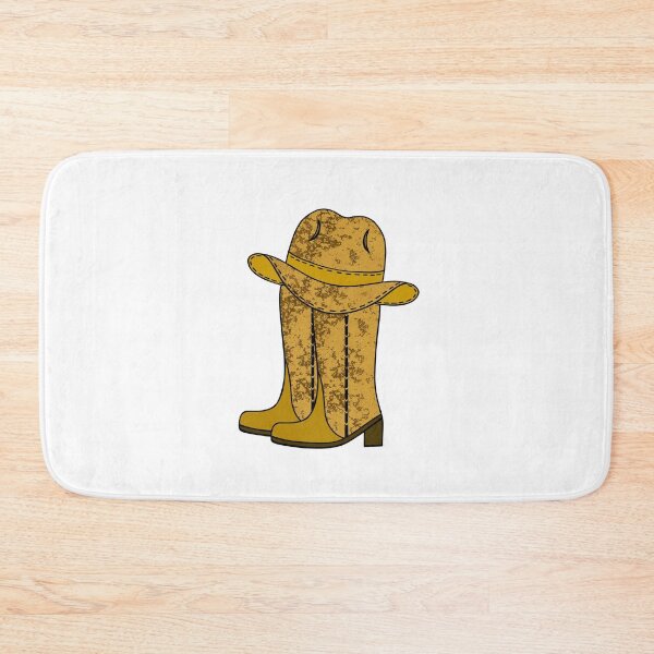 Item preview, Brown Cowboy Boot And Hat designed and sold by Sartoris Art.