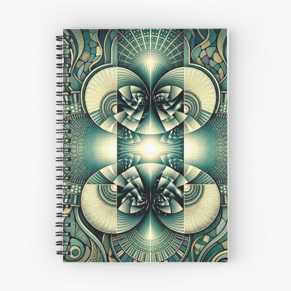 Item preview, Symmetrical Abstract Art Deco Fractal designed and sold by Frackxion.