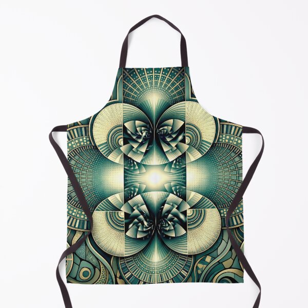 Item preview, Symmetrical Abstract Art Deco Fractal designed and sold by Frackxion.