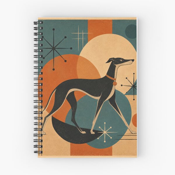 Item preview, Retro Greyhound Mid Century Modern Graphic designed and sold by Retroteez.