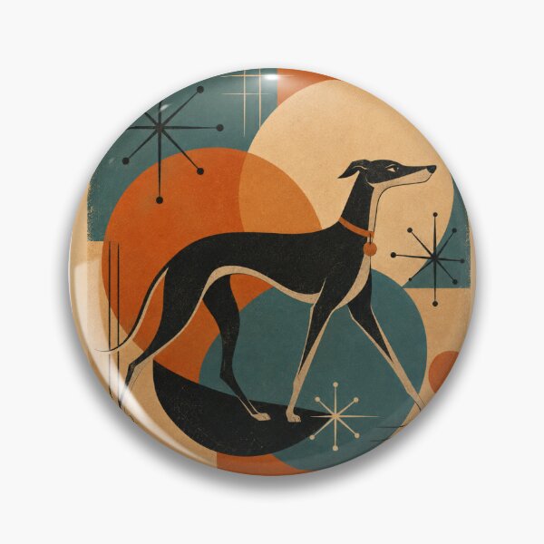 Item preview, Retro Greyhound Mid Century Modern Graphic designed and sold by Retroteez.