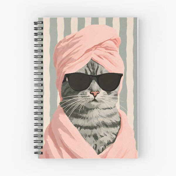 Item preview, Self Care Tabby Cat – Funny Spa Day Cat designed and sold by KAM-KAM-STORE.