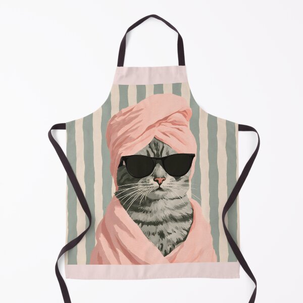 Item preview, Self Care Tabby Cat – Funny Spa Day Cat designed and sold by KAM-KAM-STORE.
