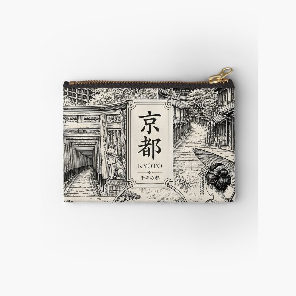 Item preview, Kyoto Japan Travel Vintage Japanese Temple Landscape designed and sold by GrinGalore.