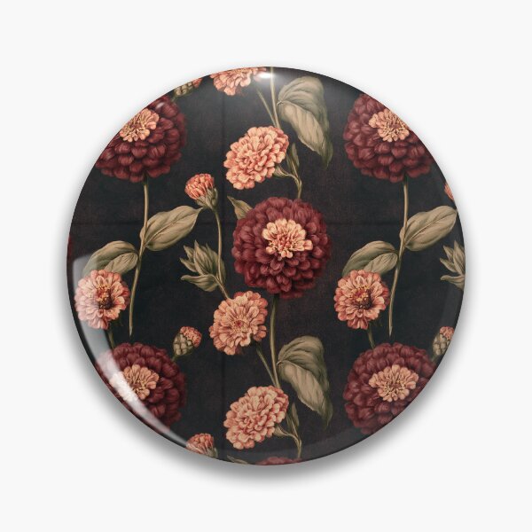 Item preview, Graceful Zinnia Flower - Tropical Flower Pattern - Valentine Gifts For Girlfriend designed and sold by RoyalStarsPatts.