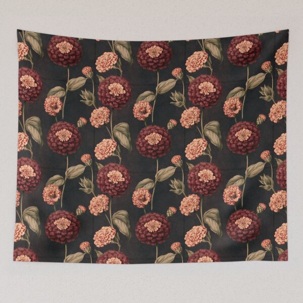 Item preview, Graceful Zinnia Flower - Tropical Flower Pattern - Valentine Gifts For Girlfriend designed and sold by RoyalStarsPatts.