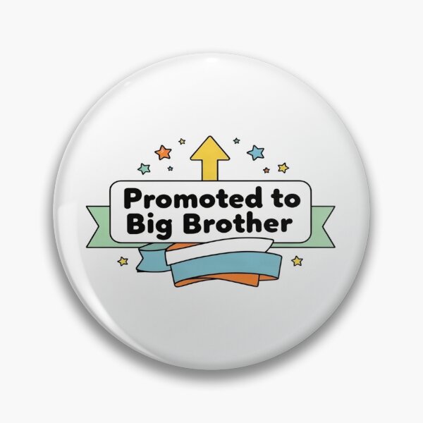 Item preview, Promoted to Big Brother — Sibling Announcement designed and sold by Art&Fun.