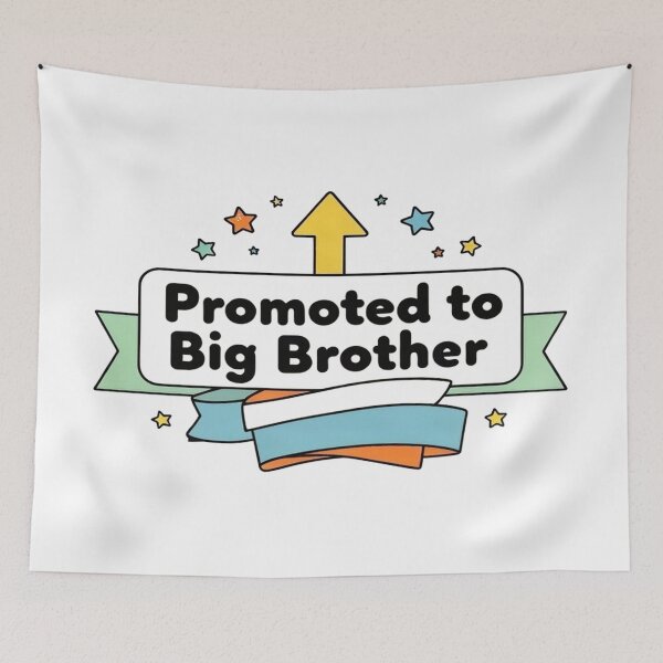 Item preview, Promoted to Big Brother — Sibling Announcement designed and sold by Art&Fun.