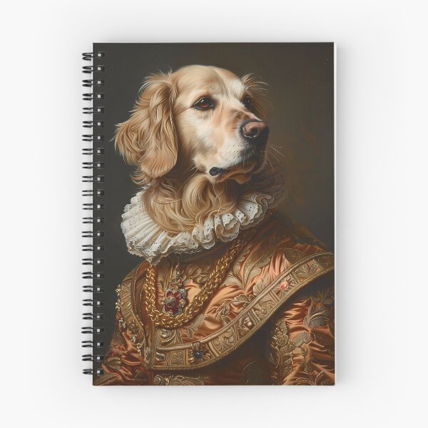 Item preview, Aristocratic Golden Retriever – Renaissance Royal Dog Portrait Art designed and sold by Artdavesalzburg.