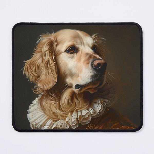 Item preview, Aristocratic Golden Retriever – Renaissance Royal Dog Portrait Art designed and sold by Artdavesalzburg.