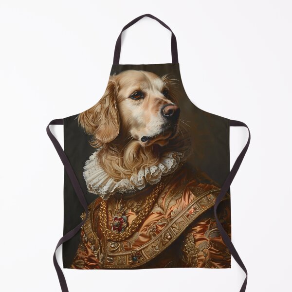 Item preview, Aristocratic Golden Retriever – Renaissance Royal Dog Portrait Art designed and sold by Artdavesalzburg.