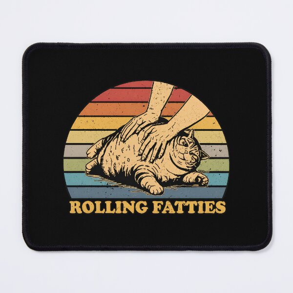 Item preview, Rolling Fatties Retro Sunset Cat Petting Graphic designed and sold by Dmo3HarkoArt.
