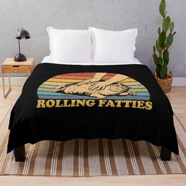Item preview, Rolling Fatties Retro Sunset Cat Petting Graphic designed and sold by Dmo3HarkoArt.