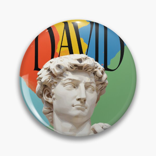 Item preview, Michelangelo David Statue Pop Art Typography designed and sold by WildArtIT.