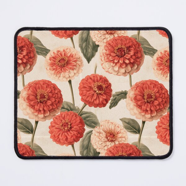 Item preview, Delicate Zinnia Floral - Botanical Garden Pattern - Valentine Gifts For wife designed and sold by RoyalStarsPatts.