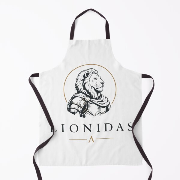 Item preview, Lionidas – Funny Spartan Animal Pun designed and sold by NicramR.