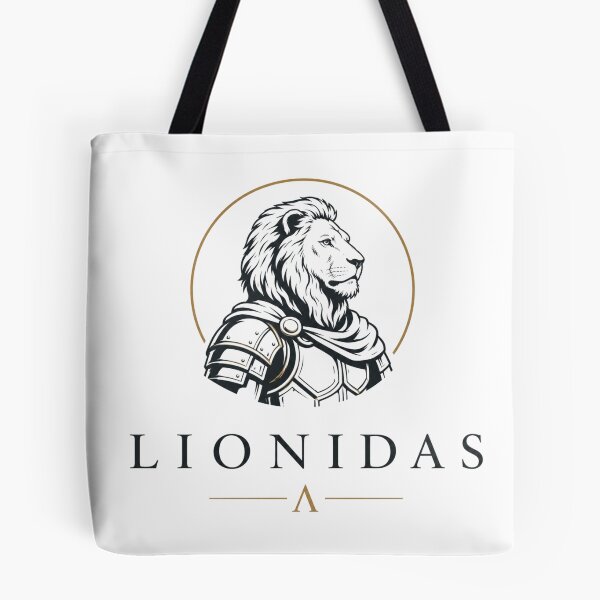 Item preview, Lionidas – Funny Spartan Animal Pun designed and sold by NicramR.
