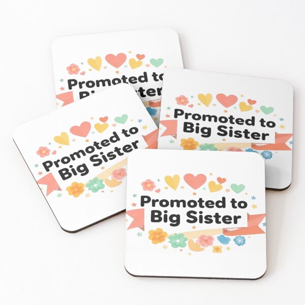 Item preview, Promoted to Big Sister — Sibling Announcement designed and sold by Art&Fun.